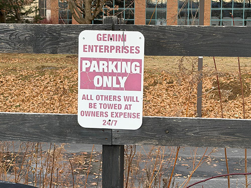 Gemini parking lot changes